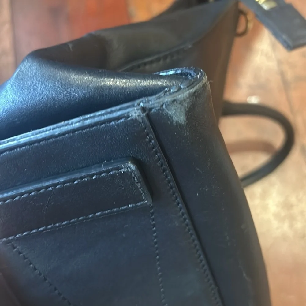 ⭐️Milly two-in-one Black Leather Studded Tote